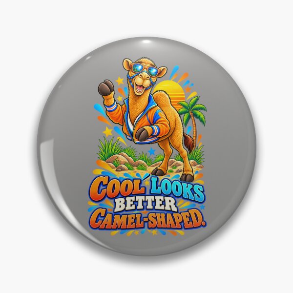 Item preview, Cool Looks Better Camel-Shaped – Funny Camel T-Shirt Animal Graphic Camel T-Shirt designed and sold by Camel & Quirk.