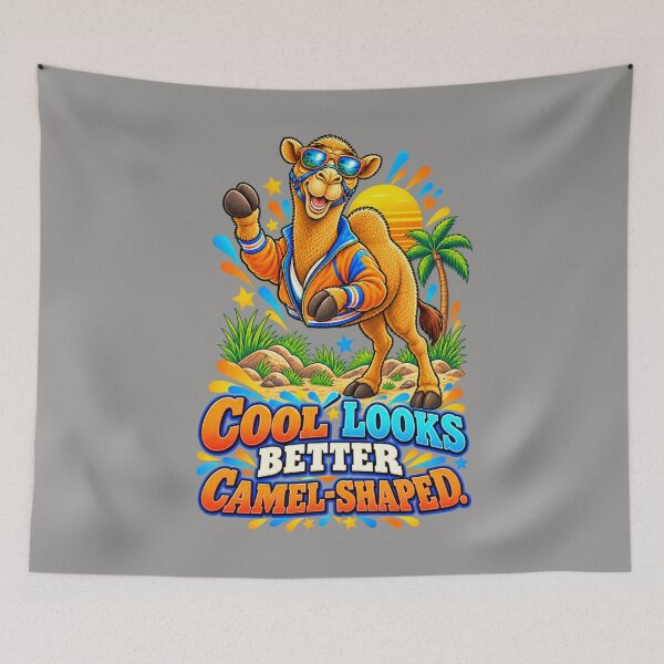 Item preview, Cool Looks Better Camel-Shaped – Funny Camel T-Shirt Animal Graphic Camel T-Shirt designed and sold by Camel & Quirk.