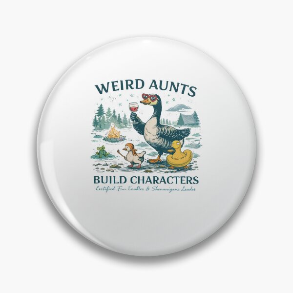 Item preview, Weird Aunts Build Characters Funny Camping Duck Crew designed and sold by Glow-Paw-Studio.