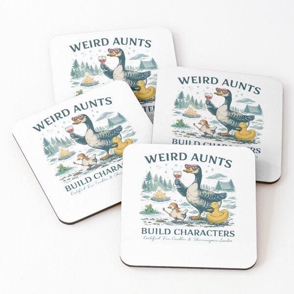 Item preview, Weird Aunts Build Characters Funny Camping Duck Crew designed and sold by Glow-Paw-Studio.