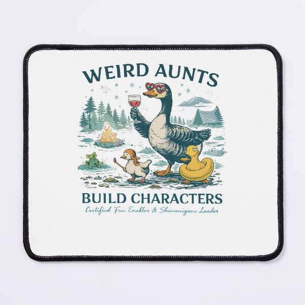 Item preview, Weird Aunts Build Characters Funny Camping Duck Crew designed and sold by Glow-Paw-Studio.