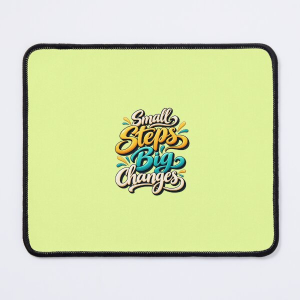Item preview, Small Steps Big Changes - Inspirational Typography Quote & Positive Motivation Graphic designed and sold by Ozyven-Creation.