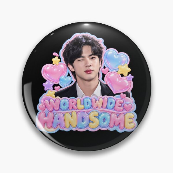 Item preview, BTS Jin Worldwide Handsome – Kim Seokjin K-Pop Fan Art designed and sold by ManggaeJM.