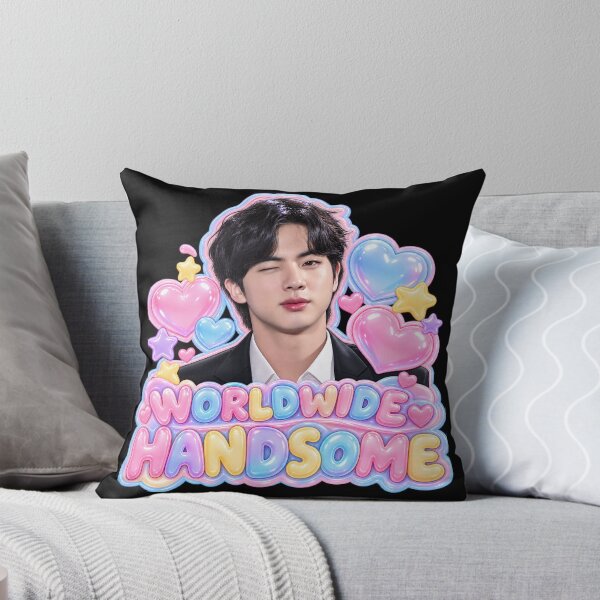Item preview, BTS Jin Worldwide Handsome – Kim Seokjin K-Pop Fan Art designed and sold by ManggaeJM.