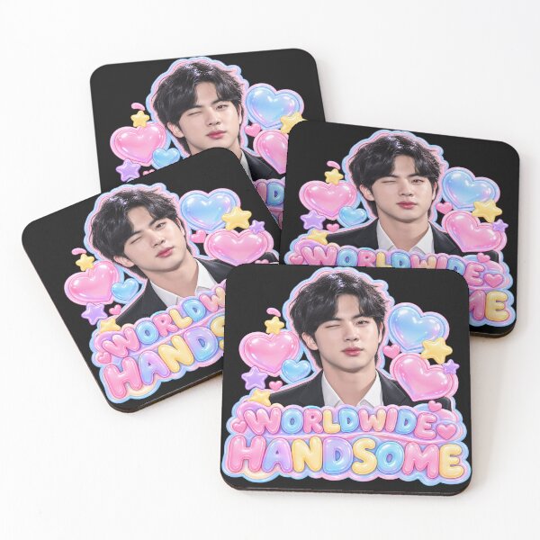 Item preview, BTS Jin Worldwide Handsome – Kim Seokjin K-Pop Fan Art designed and sold by ManggaeJM.