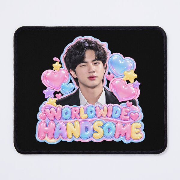 Item preview, BTS Jin Worldwide Handsome – Kim Seokjin K-Pop Fan Art designed and sold by ManggaeJM.
