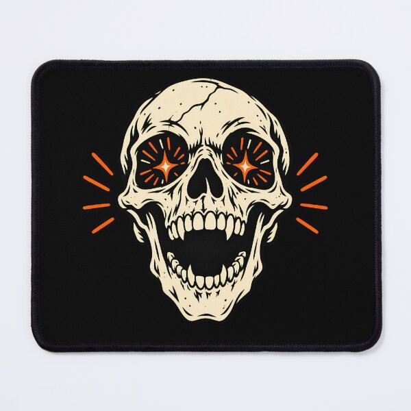 Item preview, Retro Starburst Skull designed and sold by Imaginationbeyond.