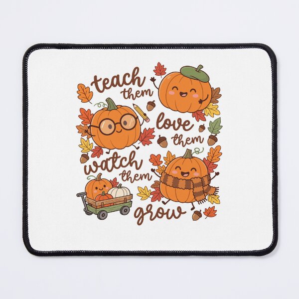 Item preview, Teach Love Watch Them Grow Autumn Pumpkin Teacher designed and sold by Glow-Paw-Studio.