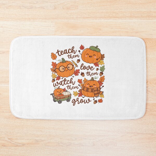 Item preview, Teach Love Watch Them Grow Autumn Pumpkin Teacher designed and sold by Glow-Paw-Studio.