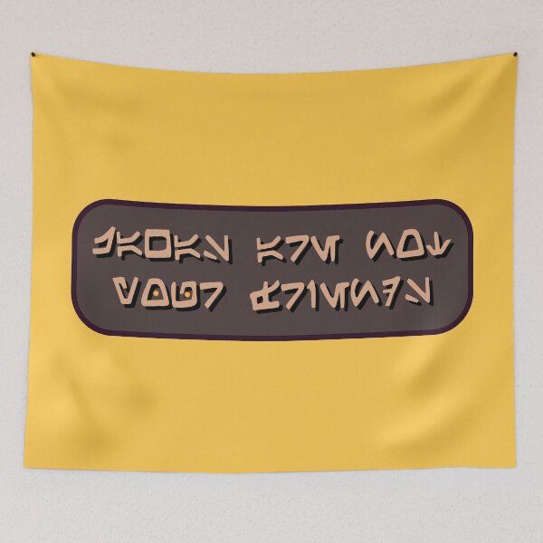 Item preview, Jawas Are Not Your Friends in Aurebesh designed and sold by Karate Octopus.