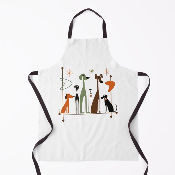 Item preview, Retro Mid-Century Modern Dogs 50s 60s Style designed and sold by alvablakefg.