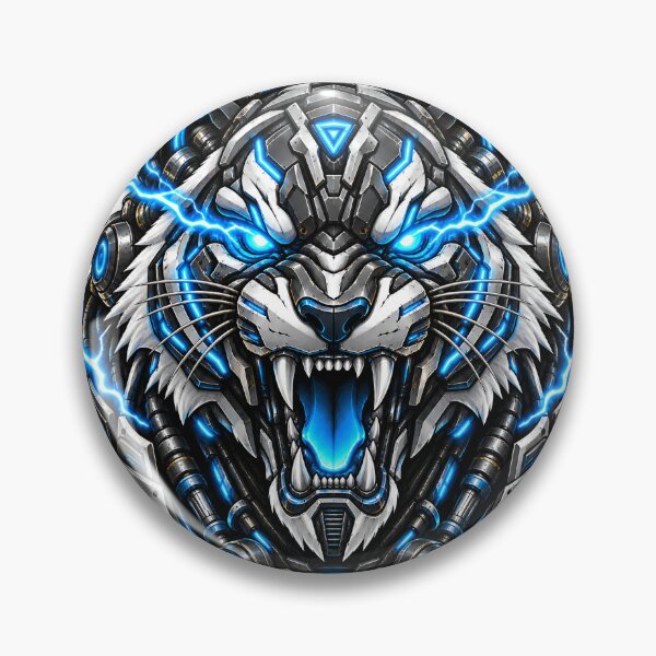 Item preview, Cyberpunk Mecha Cyber Tiger Alpha Art designed and sold by RiteshCenter .
