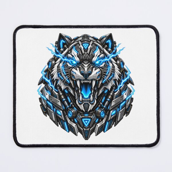 Item preview, Cyberpunk Mecha Cyber Tiger Alpha Art designed and sold by RiteshCenter .