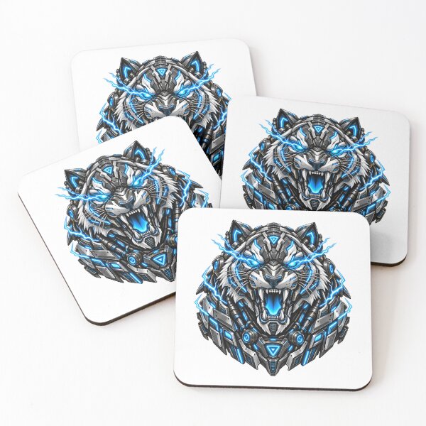 Item preview, Cyberpunk Mecha Cyber Tiger Alpha Art designed and sold by RiteshCenter .