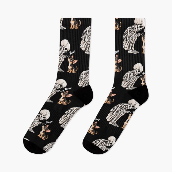 Item preview, Funny Skeleton Chihuahua Dog Boop Halloween Design Mom Dad designed and sold by rafaeltto.