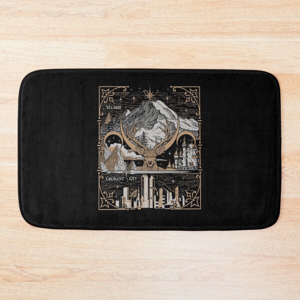 Item preview, Sarah J Maas Fantasy Realms Mountain Deer Cityscape designed and sold by Glow-Paw-Studio.