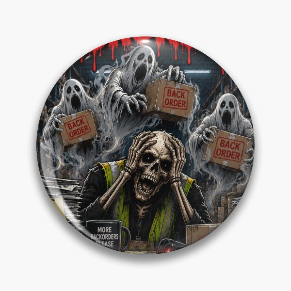 Item preview, Haunted by Backorders – Funny Warehouse Halloween Design designed and sold by KeeganDykes.