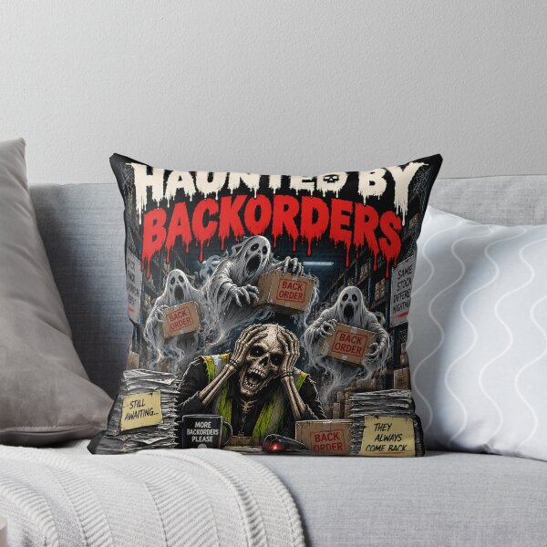 Item preview, Haunted by Backorders – Funny Warehouse Halloween Design designed and sold by KeeganDykes.