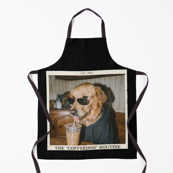 Item preview, Golden Retriever Iced Coffee Polaroid Vintage Dog designed and sold by creativerooney.