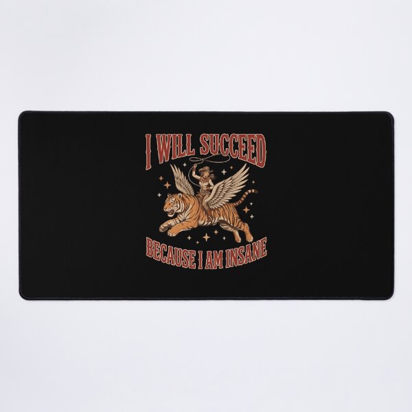 Item preview, Wild Success Cowgirl Tiger Retro Western Quote designed and sold by Mind-Drift.