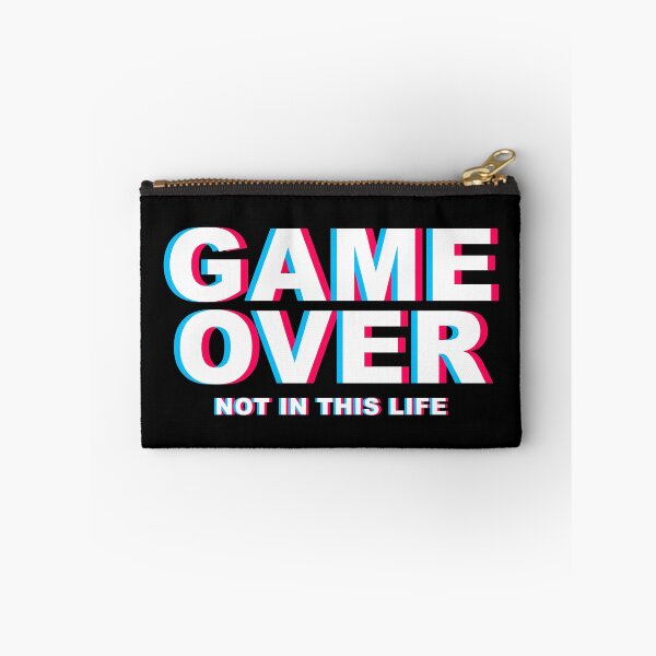 Item preview, Game Over Not In This Life Gamer Glitch designed and sold by ShirtWreck.