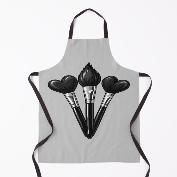 Item preview, Black Heart Makeup Brushes designed and sold by Hari Arts.
