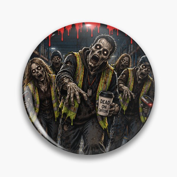 Item preview, Shift of the Living Dead – Funny Warehouse Halloween Design designed and sold by KeeganDykes.