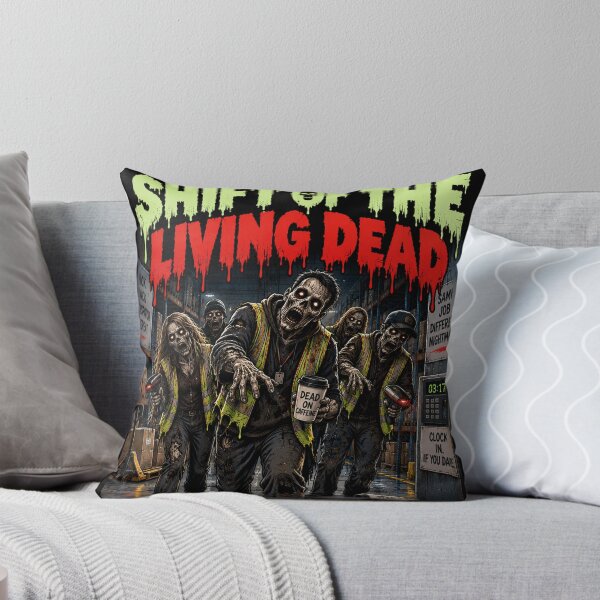 Item preview, Shift of the Living Dead – Funny Warehouse Halloween Design designed and sold by KeeganDykes.