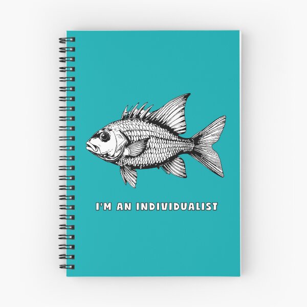 Item preview, I'm An Individualist Aquatic Entity Woodcut designed and sold by Litely.