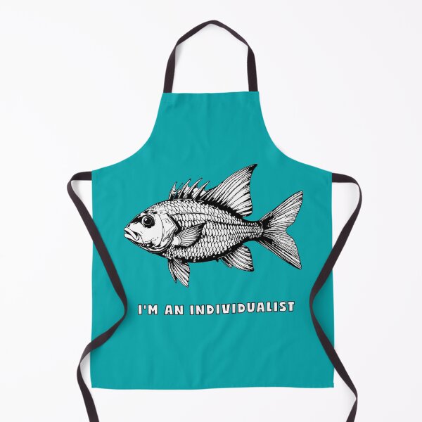 Item preview, I'm An Individualist Aquatic Entity Woodcut designed and sold by Litely.