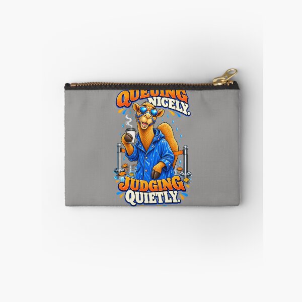 Item preview, Queuing Nicely. Judging Quietly – Funny Camel T-Shirt Animal Graphic Camel T-Shirt designed and sold by Camel & Quirk.