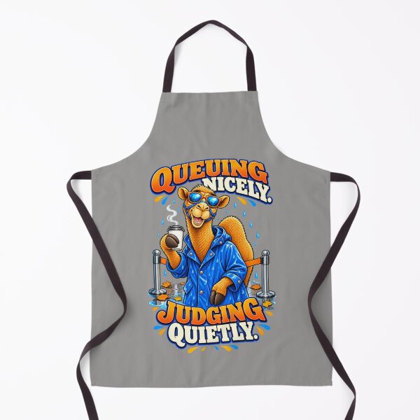 Item preview, Queuing Nicely. Judging Quietly – Funny Camel T-Shirt Animal Graphic Camel T-Shirt designed and sold by Camel & Quirk.