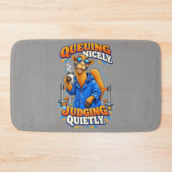 Item preview, Queuing Nicely. Judging Quietly – Funny Camel T-Shirt Animal Graphic Camel T-Shirt designed and sold by Camel & Quirk.