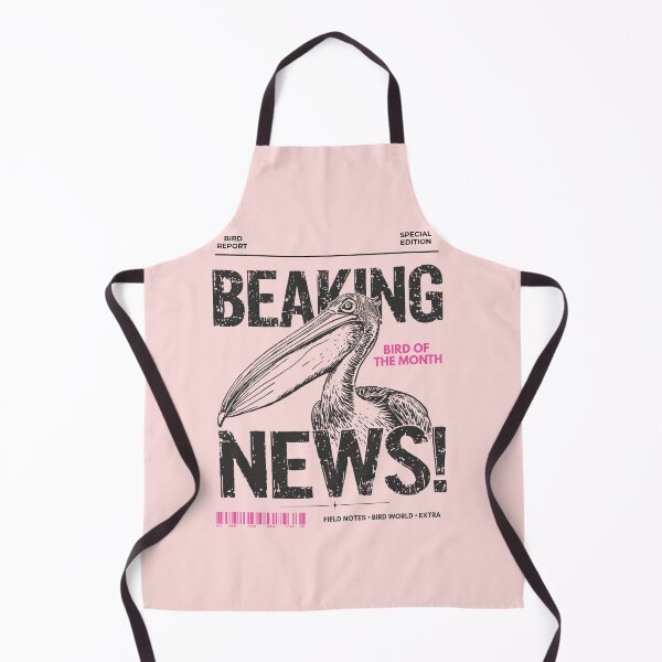 Item preview, Funny Pelican Beaking News Bird Magazine Cover Poster designed and sold by KaBaRen.