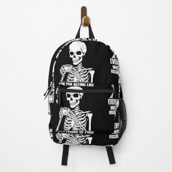 Item preview, Where's My Oscar Skeleton Sarcasm Everything Is Fine designed and sold by Glow-Paw-Studio.