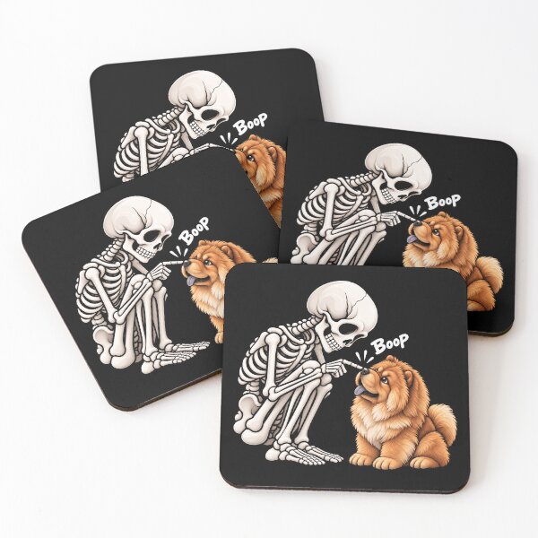 Item preview, Funny Skeleton Chow Chow Dog Boop Halloween Design Mom Dad designed and sold by rafaeltto.