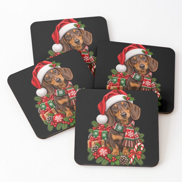 Item preview, Christmas Dachshund designed and sold by RockitBaby.