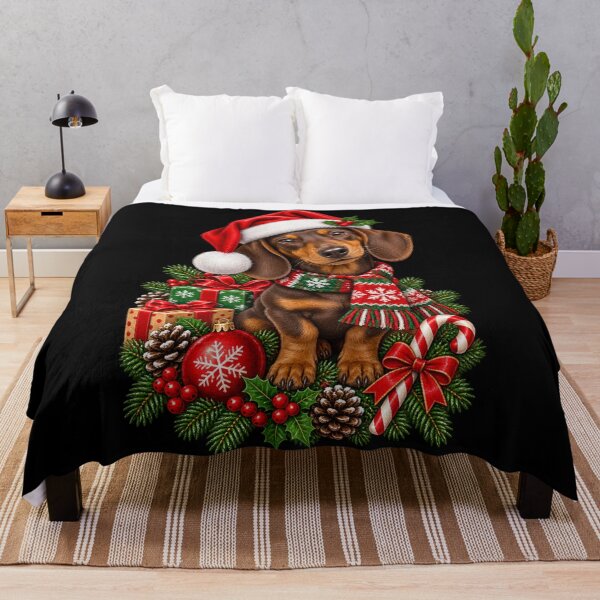 Item preview, Christmas Dachshund designed and sold by RockitBaby.