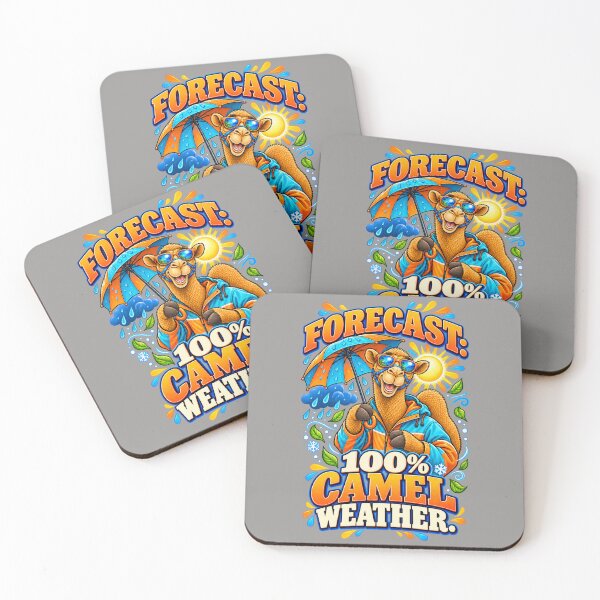 Item preview, Forecast: 100% Camel Weather – Funny Camel T-Shirt Animal Graphic Camel T-Shirt designed and sold by Camel & Quirk.