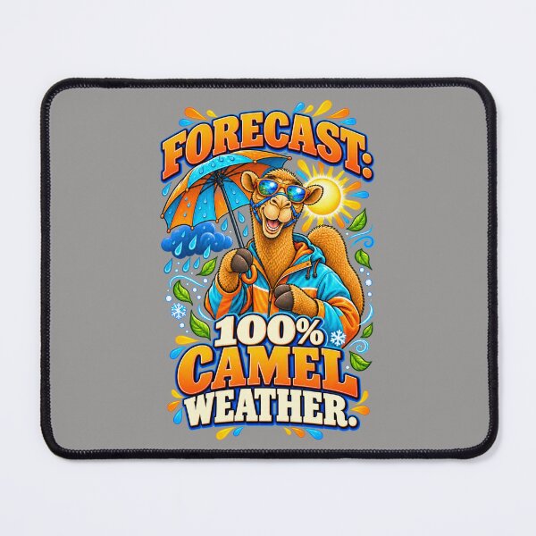 Item preview, Forecast: 100% Camel Weather – Funny Camel T-Shirt Animal Graphic Camel T-Shirt designed and sold by Camel & Quirk.