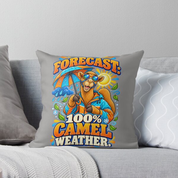Item preview, Forecast: 100% Camel Weather – Funny Camel T-Shirt Animal Graphic Camel T-Shirt designed and sold by Camel & Quirk.