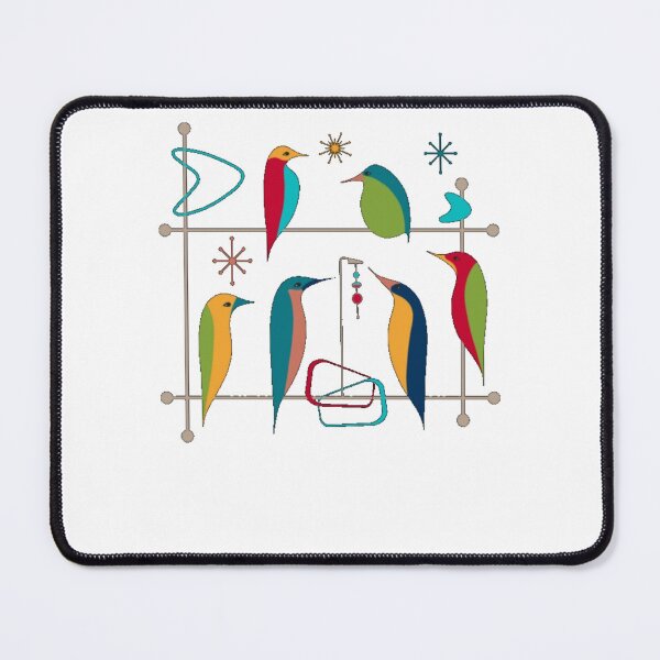 Item preview, Retro Mid-Century Modern Birds 50s 60s Style designed and sold by alvablakefg.