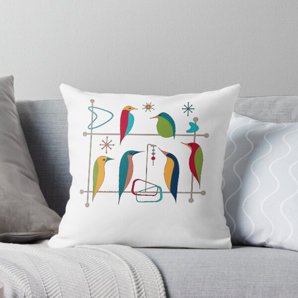 Item preview, Retro Mid-Century Modern Birds 50s 60s Style designed and sold by alvablakefg.