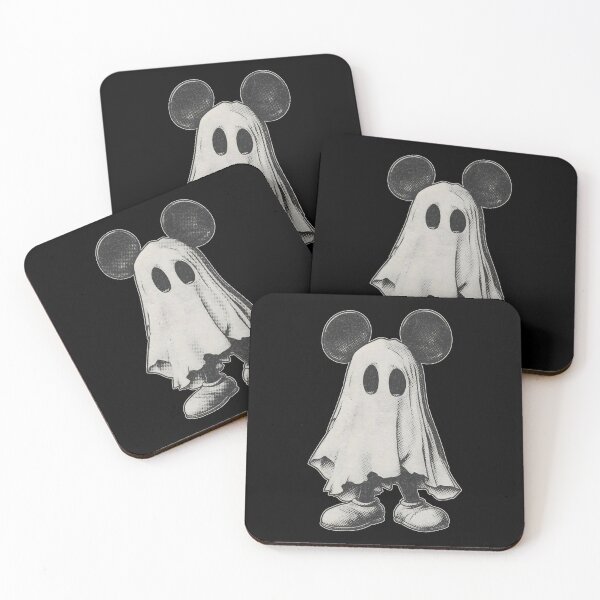 Item preview, Vintage Mickey Mouse Ghost Halloween Cartoon designed and sold by Mind-Drift.