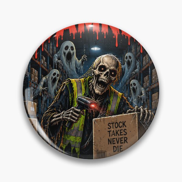 Item preview, Inventory of the Damned – Funny Warehouse Halloween Design designed and sold by KeeganDykes.