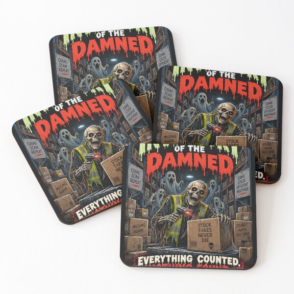 Item preview, Inventory of the Damned – Funny Warehouse Halloween Design designed and sold by KeeganDykes.