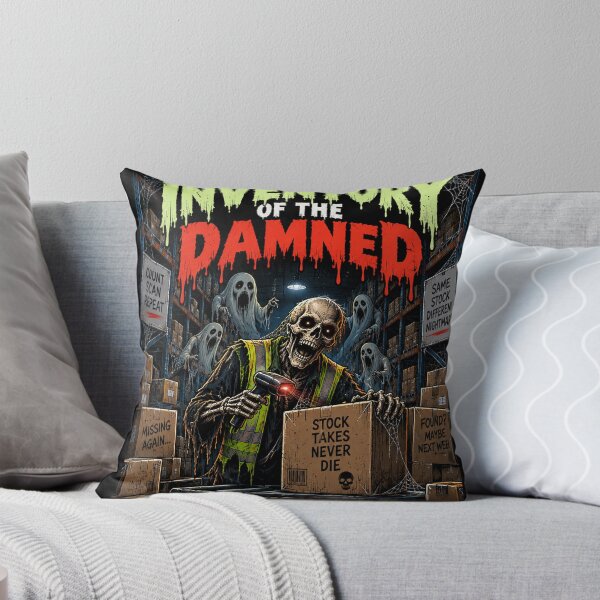 Item preview, Inventory of the Damned – Funny Warehouse Halloween Design designed and sold by KeeganDykes.