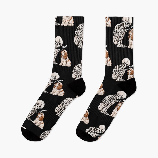 Item preview, Funny Skeleton Clumber Spaniel Dog Boop Halloween Design Mom Dad designed and sold by rafaeltto.