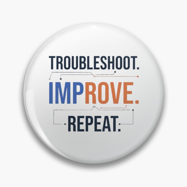Item preview, Troubleshoot Improve Repeat Maintenance Engineering designed and sold by Amr Darwish Graphic designer.