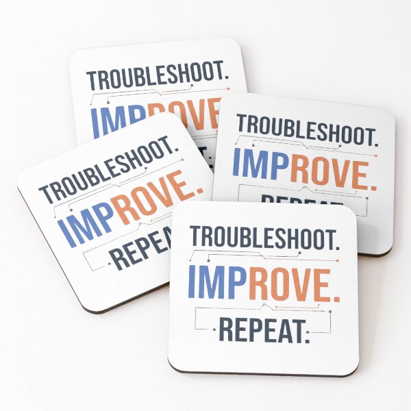 Item preview, Troubleshoot Improve Repeat Maintenance Engineering designed and sold by Amr Darwish Graphic designer.